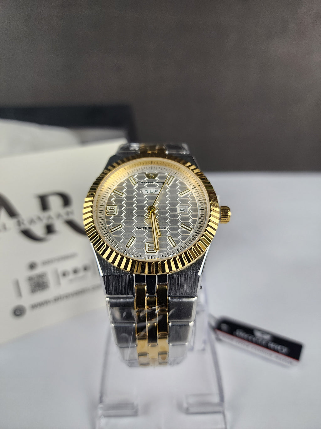 Luxury Successway (Day - Date) L270 - Two Tone - Silver Dial