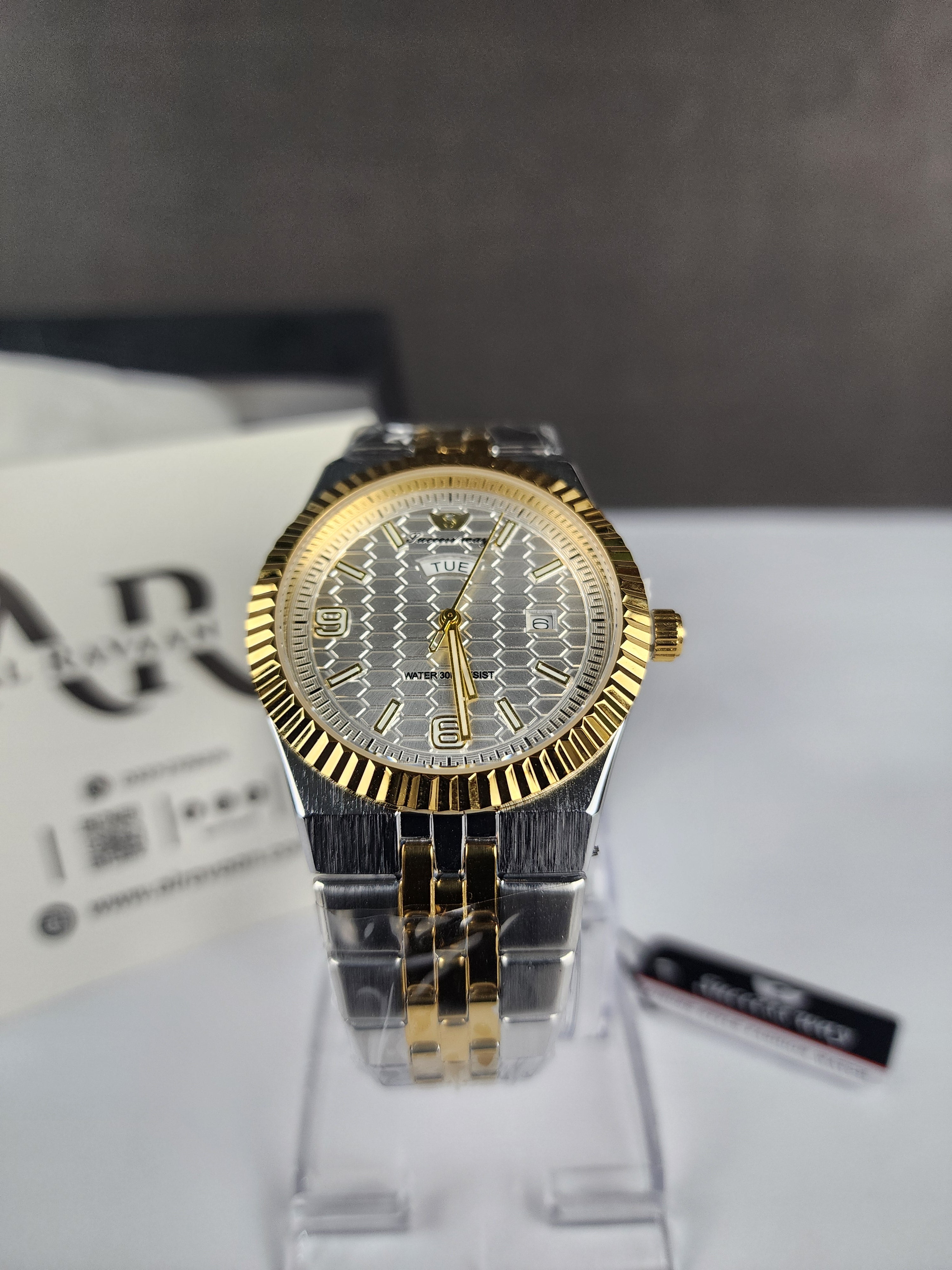 Luxury Successway (Day - Date) L270 - Two Tone - Silver Dial