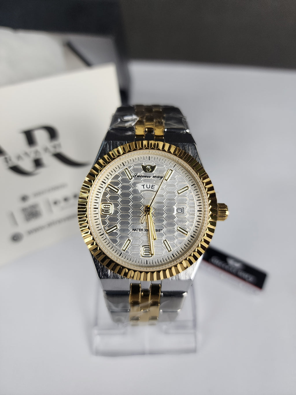 Luxury Successway (Day - Date) L270 - Two Tone - Silver Dial