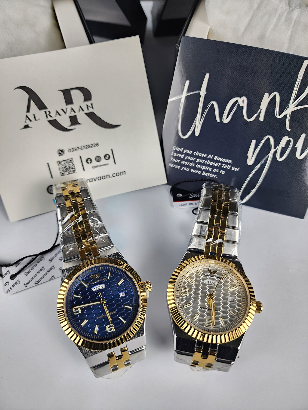 Luxury Successway (Day - Date) L270 - Two Tone - Blue Dial