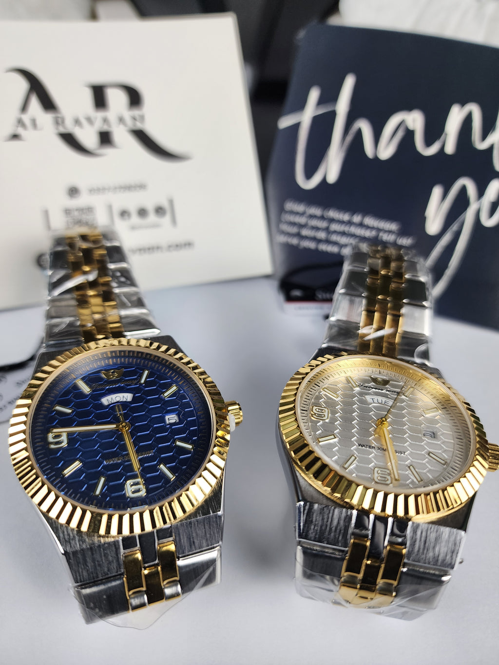 Luxury Successway (Day - Date) L270 - Two Tone - Blue Dial