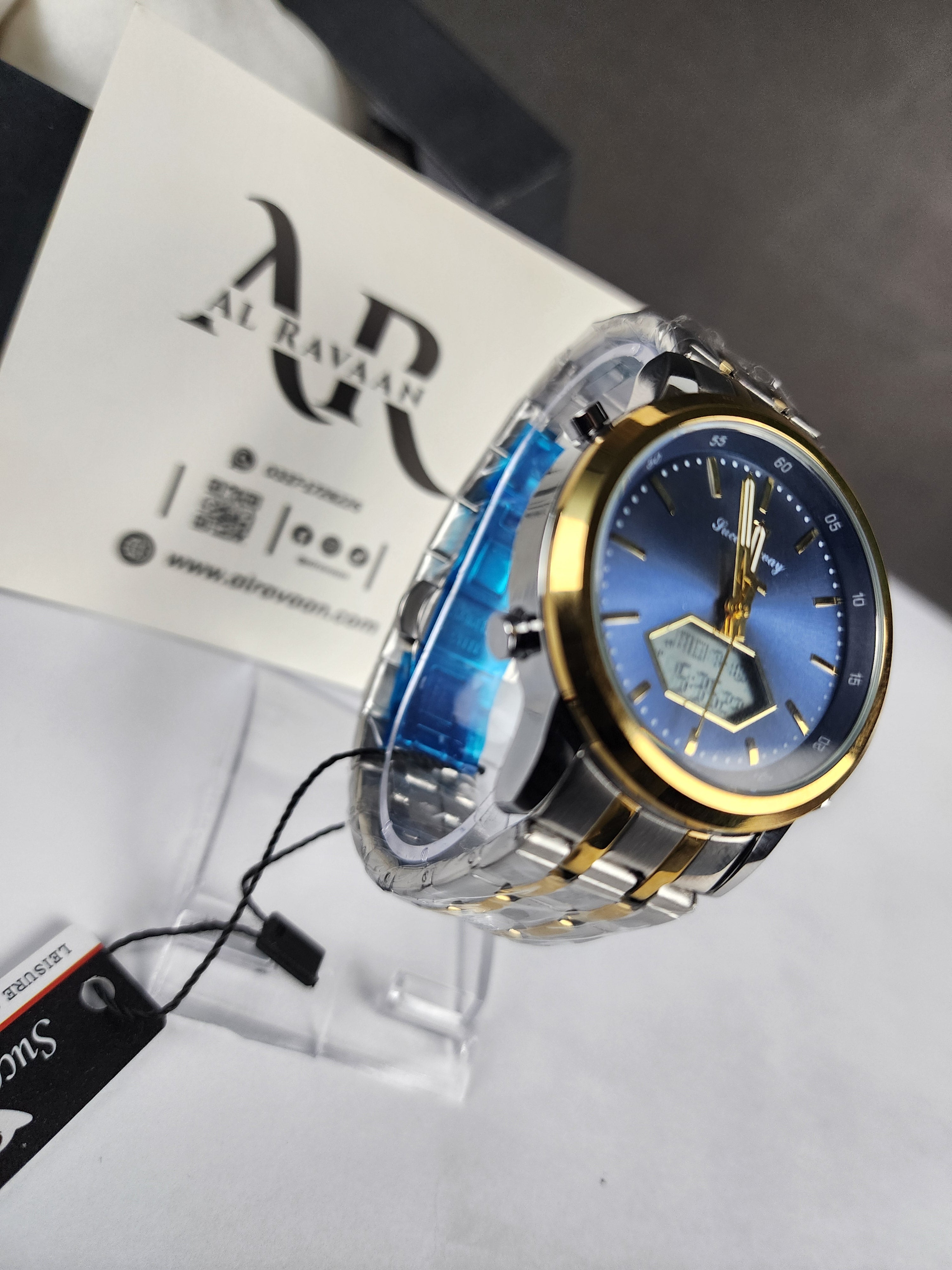 Successway Dual Time L226 - Two Tone - Blue Dial