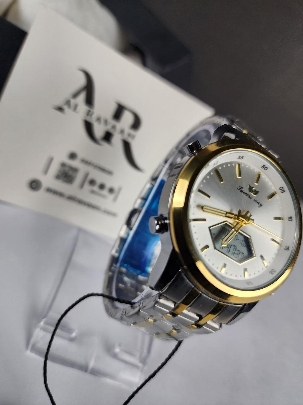 Successway Dual Time L226 - Two Tone - Silver Dial