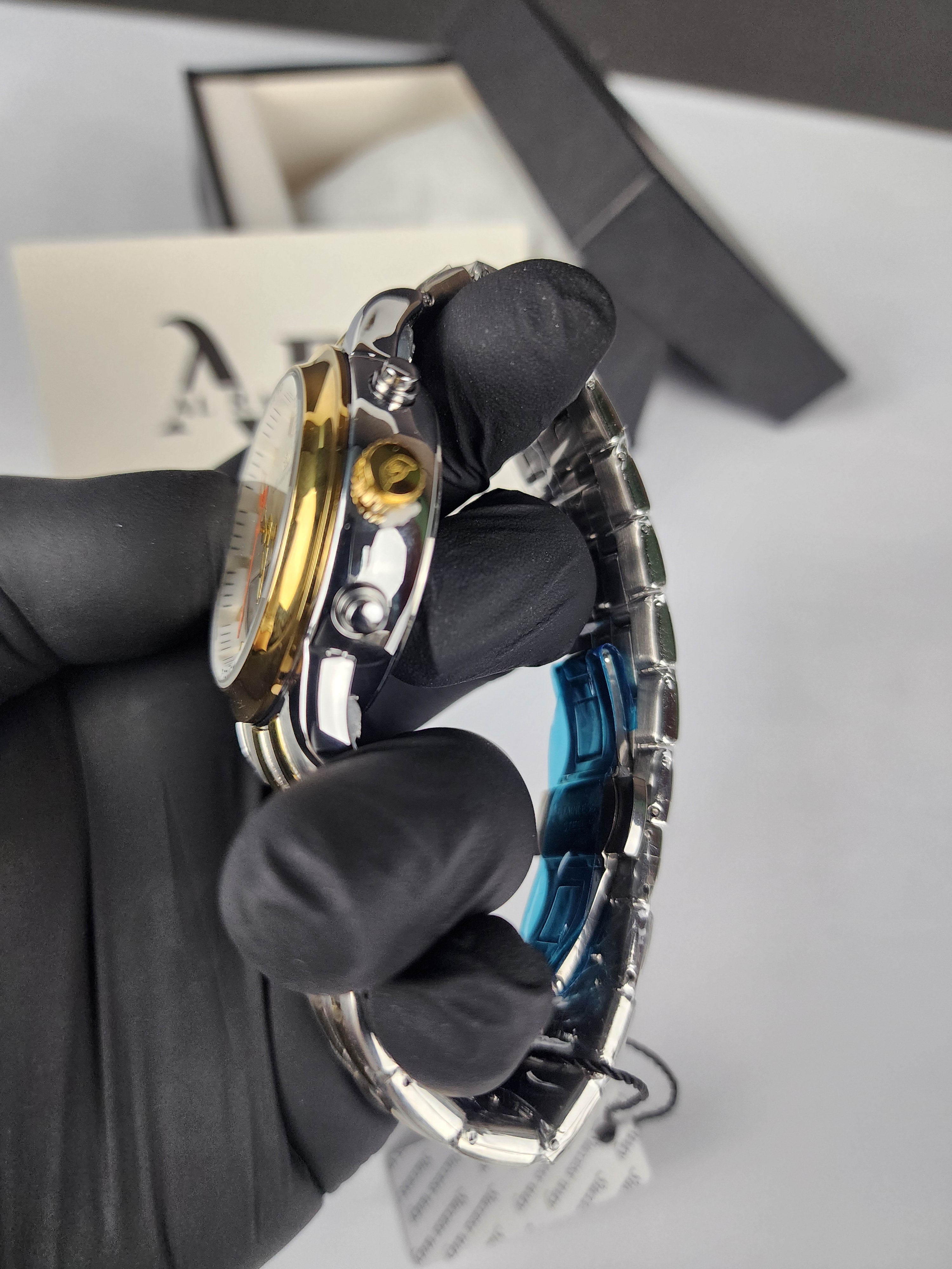 Successway Dual Time L233 - Two Tone - Silver Dial