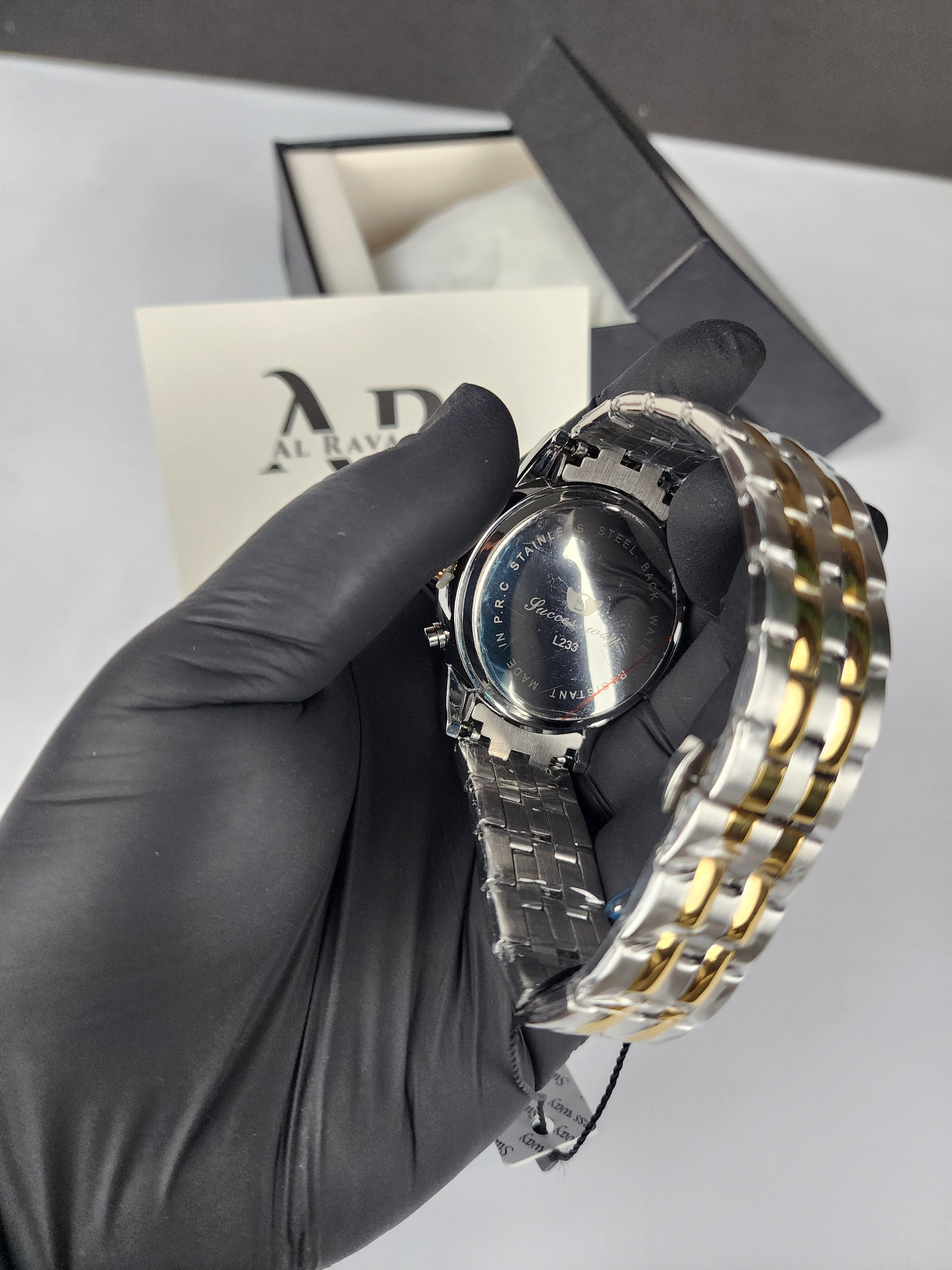 Successway Dual Time L233 - Two Tone - Silver Dial