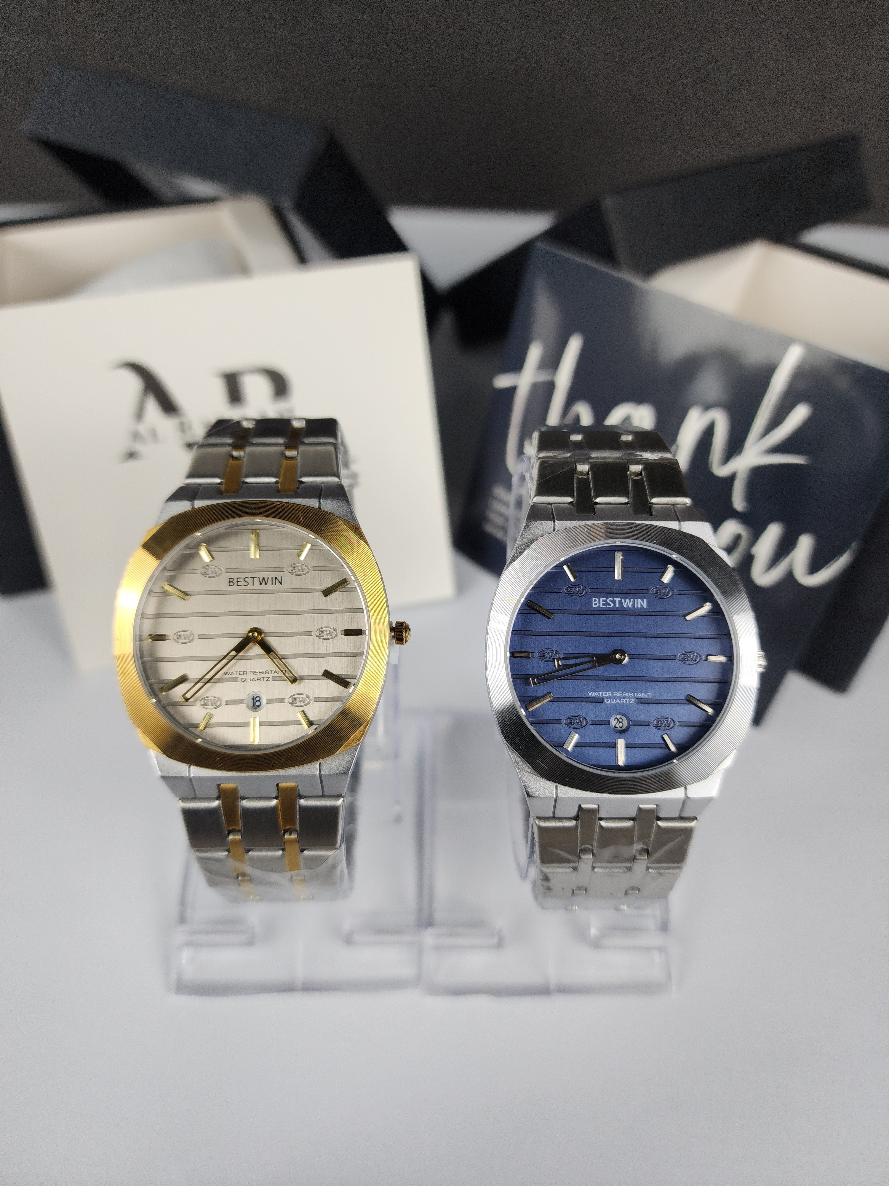 Luxury Bestwin Slim #227 - Blue Dial