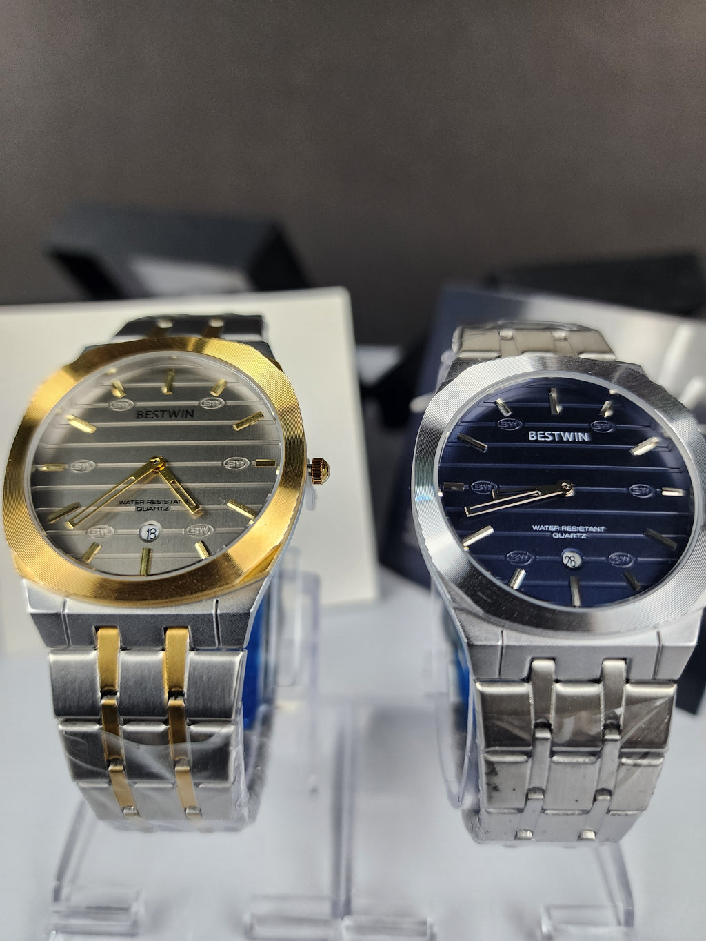 Luxury Bestwin Slim #227 - Blue Dial