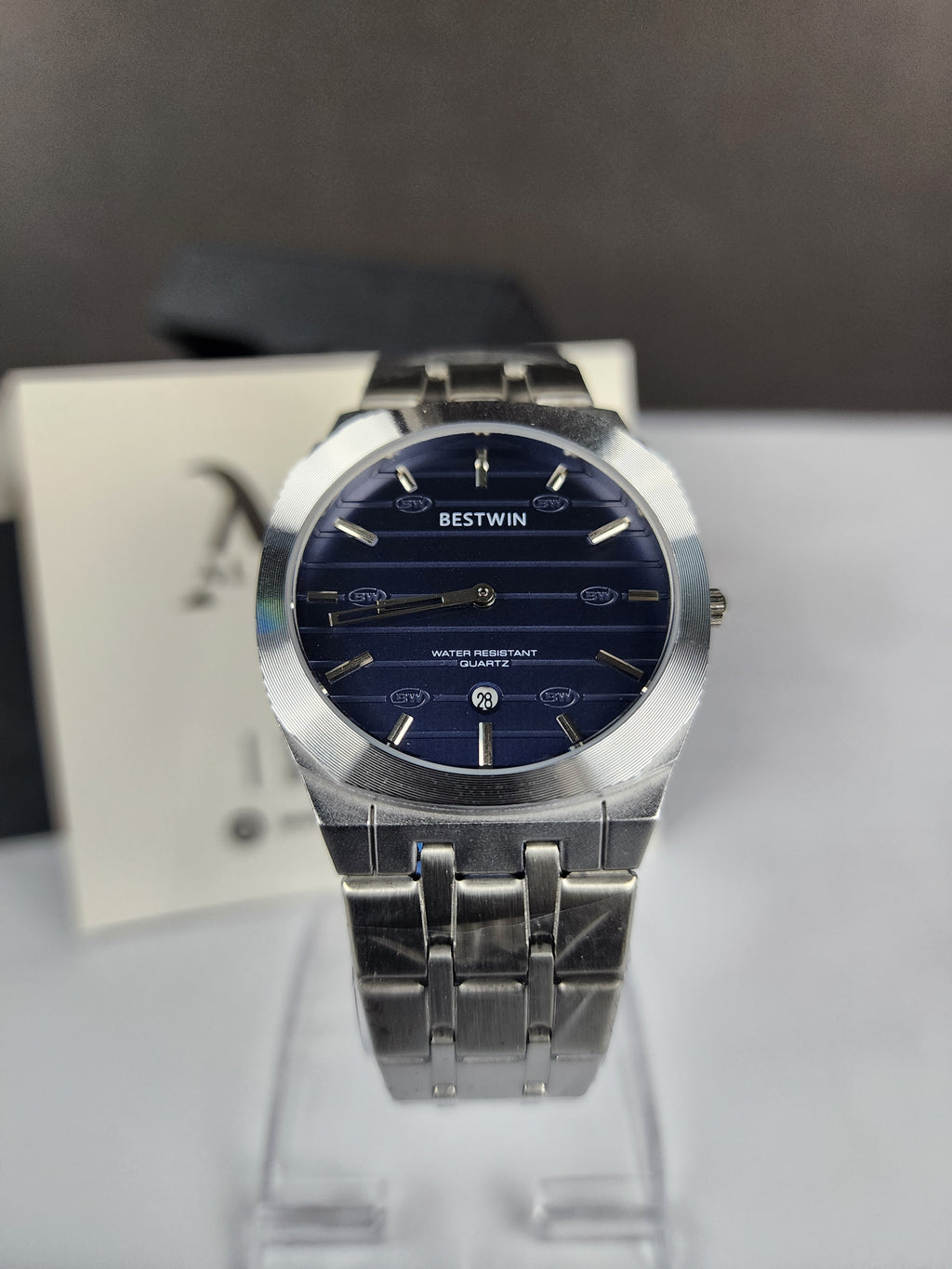 Luxury Bestwin Slim #227 - Blue Dial