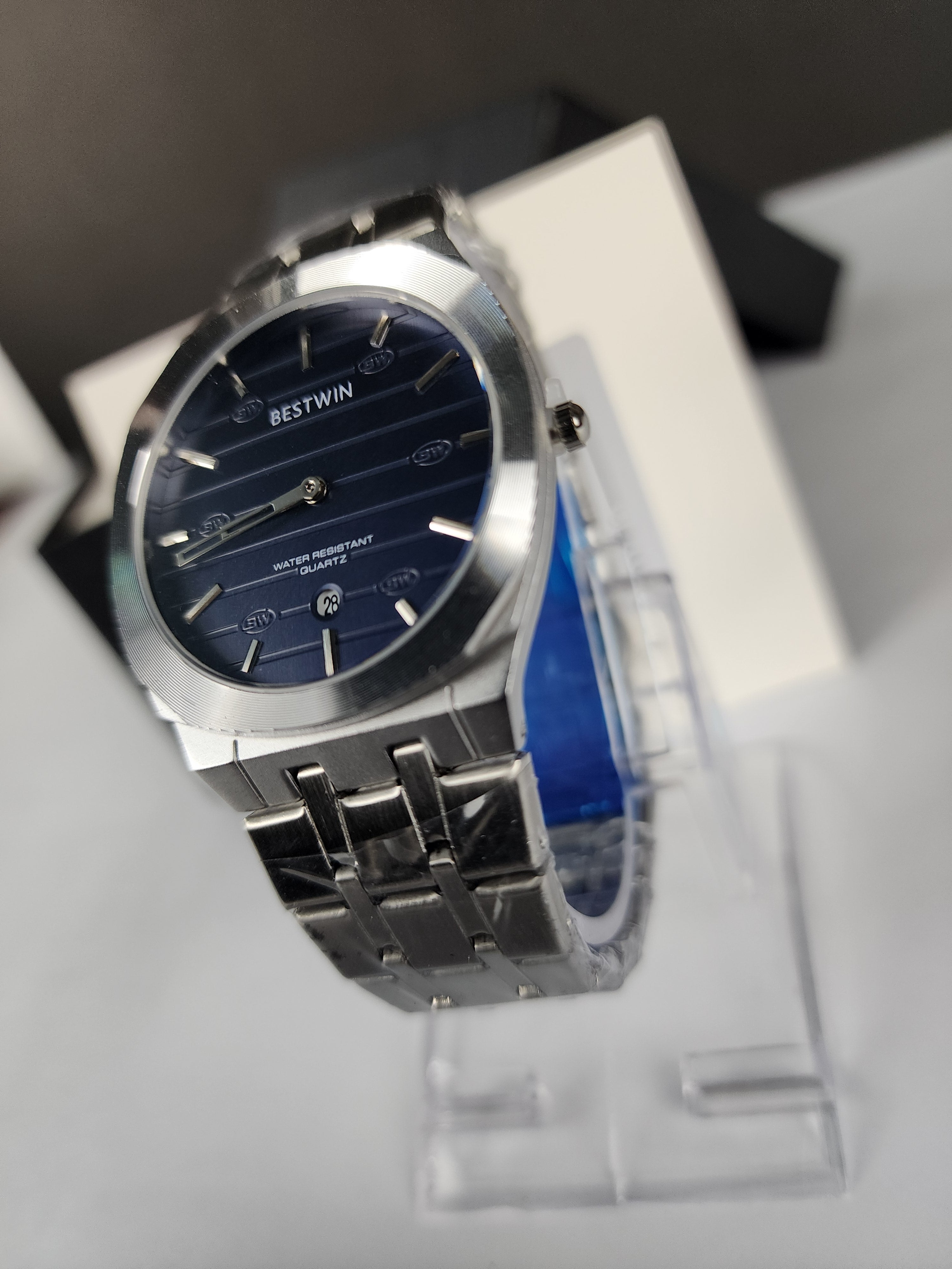 Luxury Bestwin Slim #227 - Blue Dial