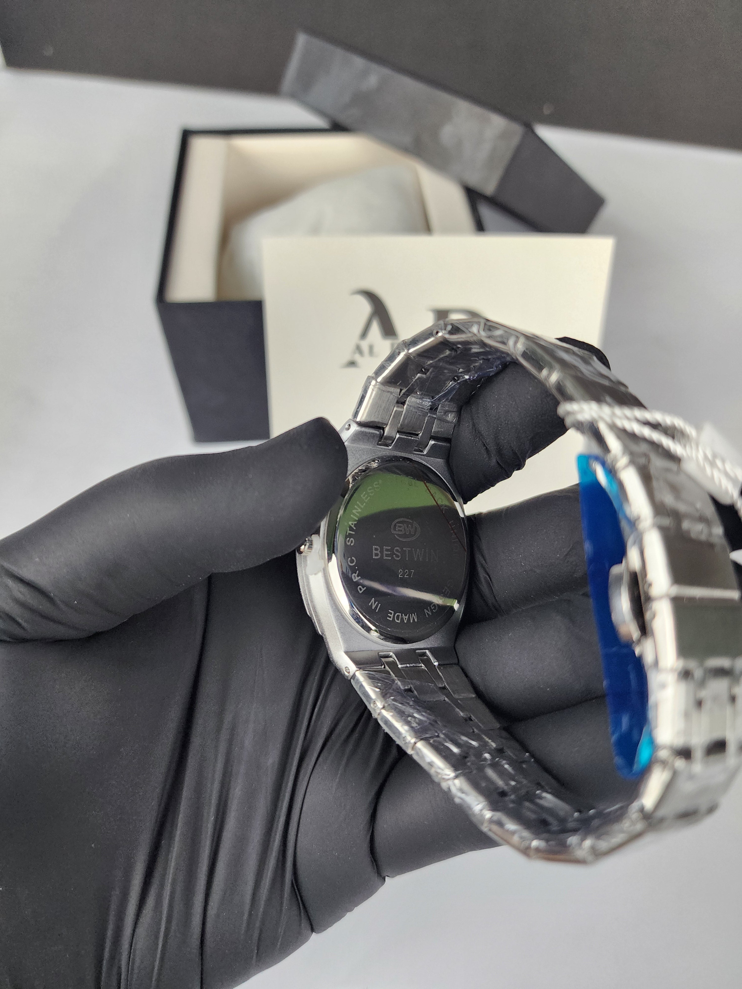 Luxury Bestwin Slim #227 - Blue Dial