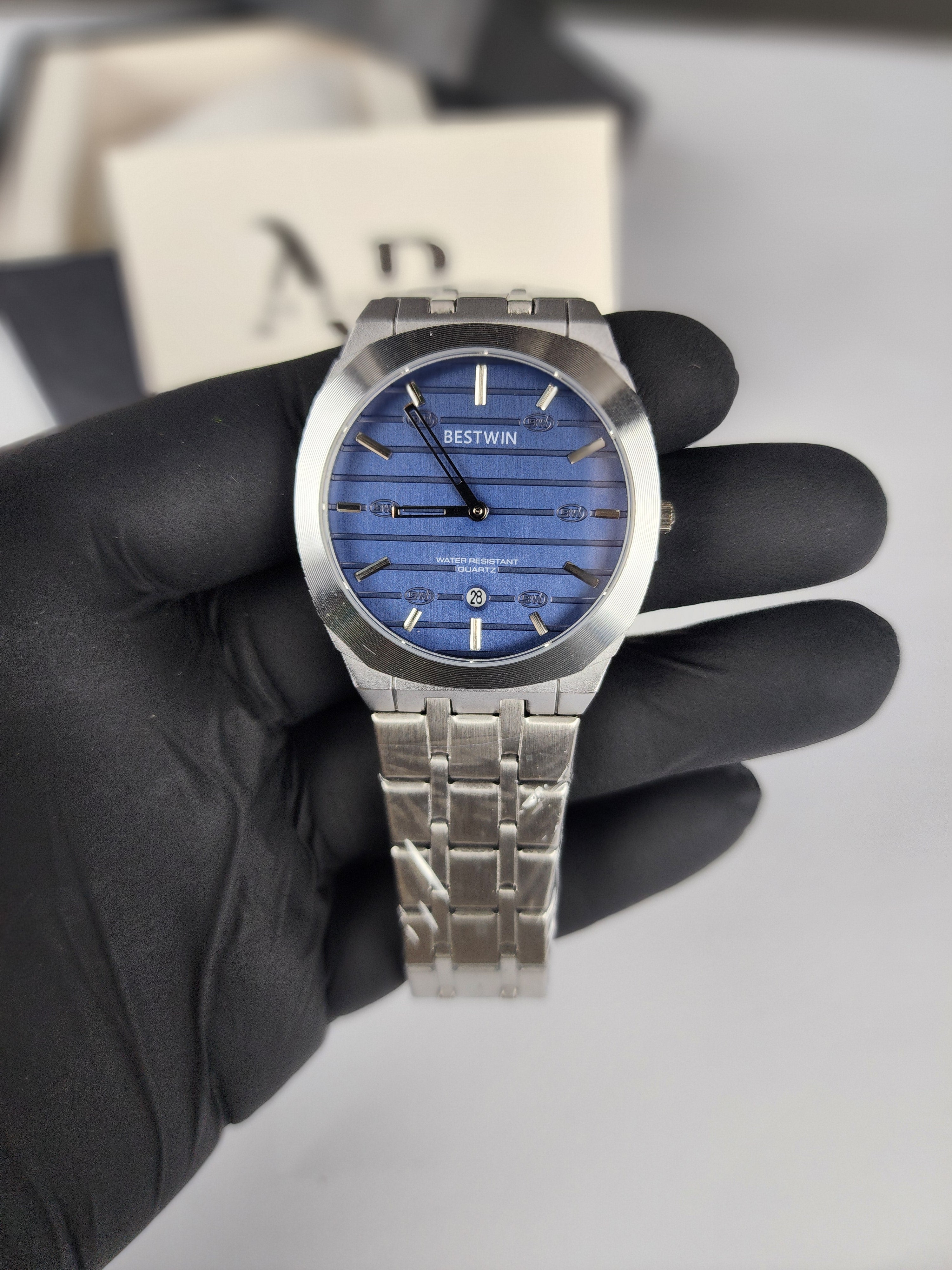 Luxury Bestwin Slim #227 - Blue Dial