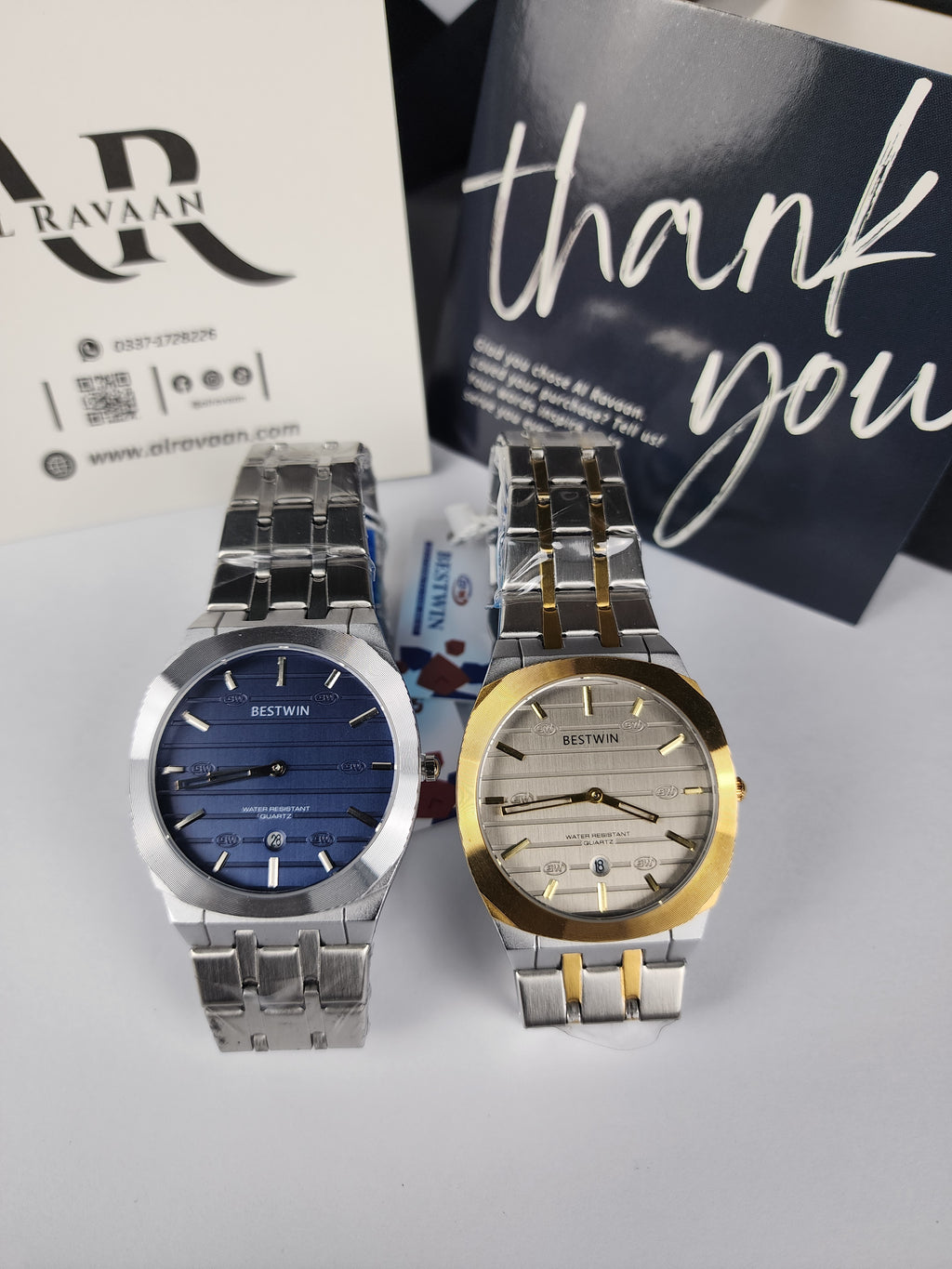 Luxury Bestwin Slim #227 - Blue Dial