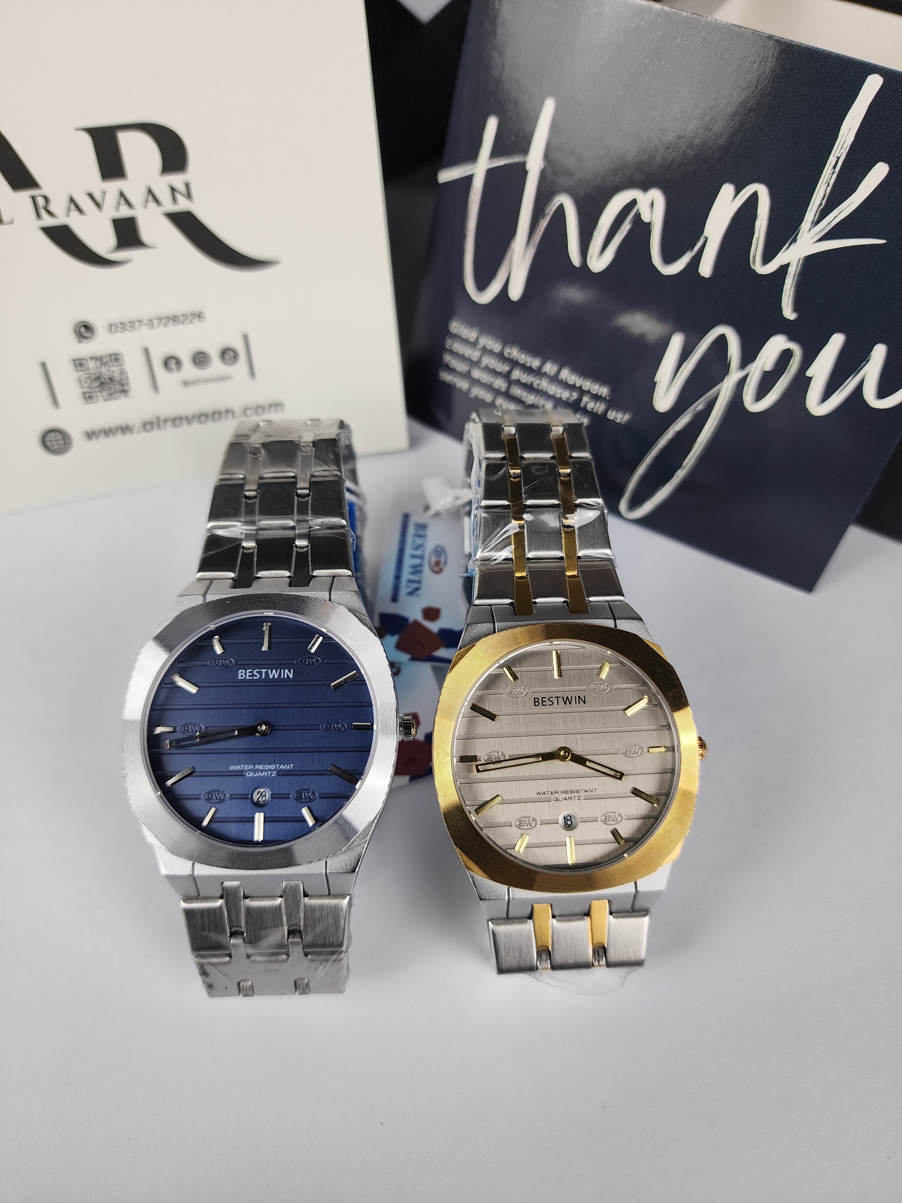 Luxury Bestwin Slim #227 - Blue Dial