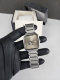 Rado Minimalist True Square Watch - Silver - Grey Dial