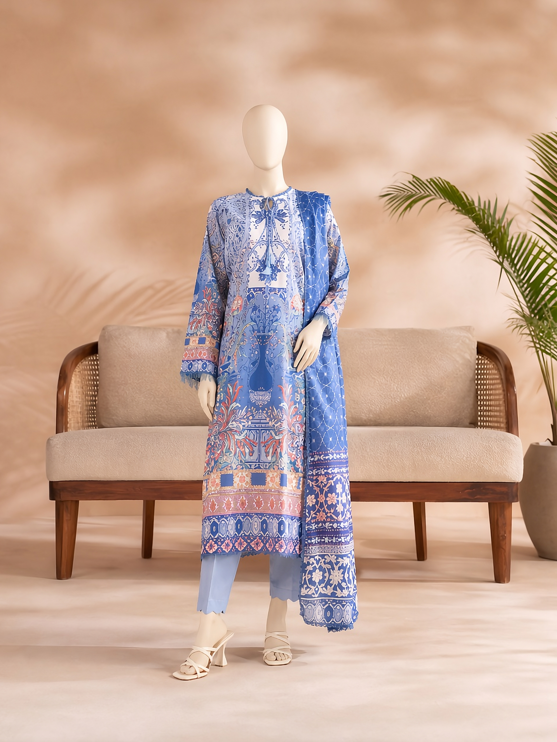 Al Ravaan - Nargis By Gul Jee Printed Lawn - A01