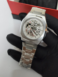 Bestwin Orginal - Automatic Movement Skeleton Dial - Silver