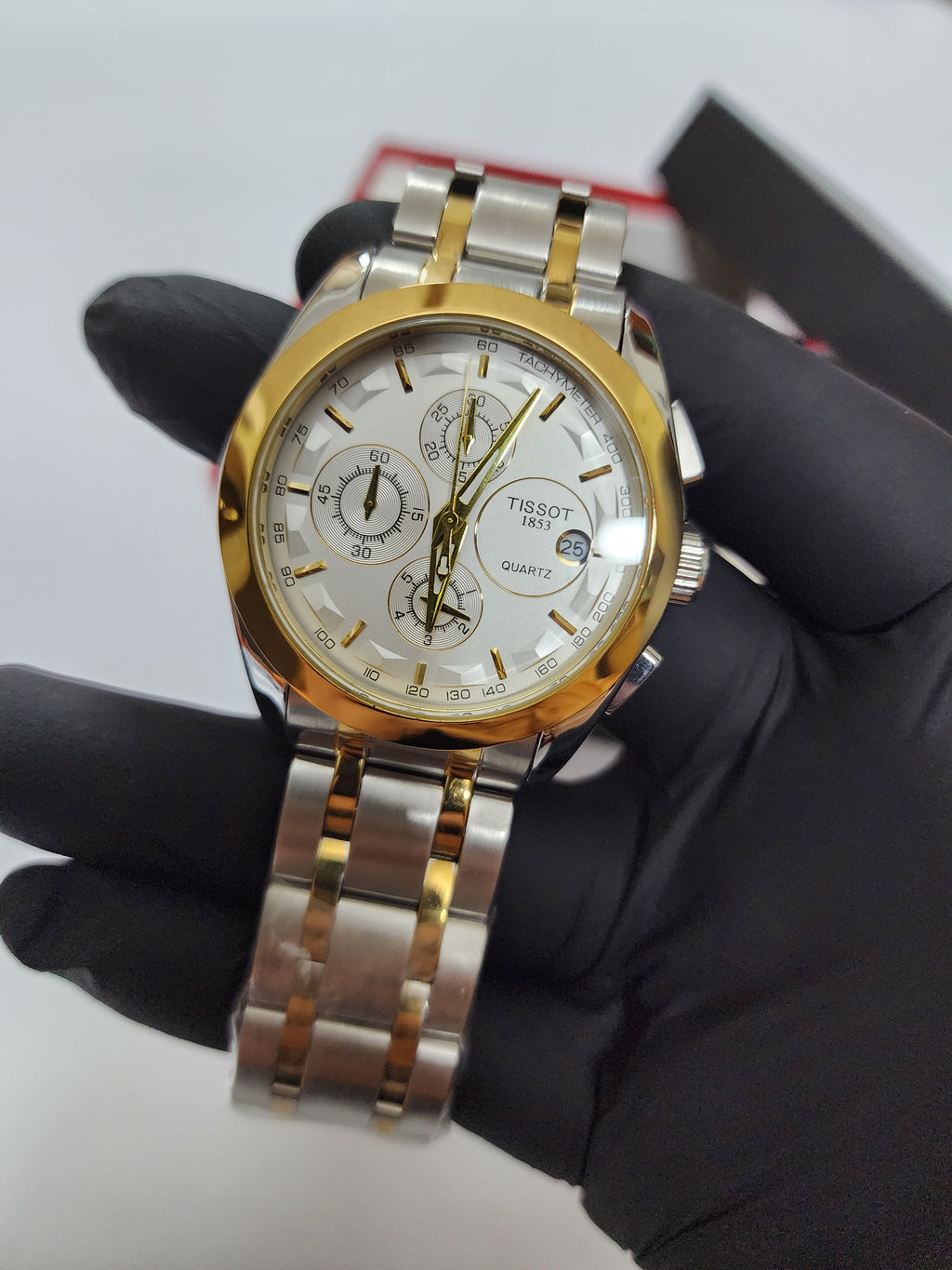 Tissot Chronograph - Two Tone - Golden Silver