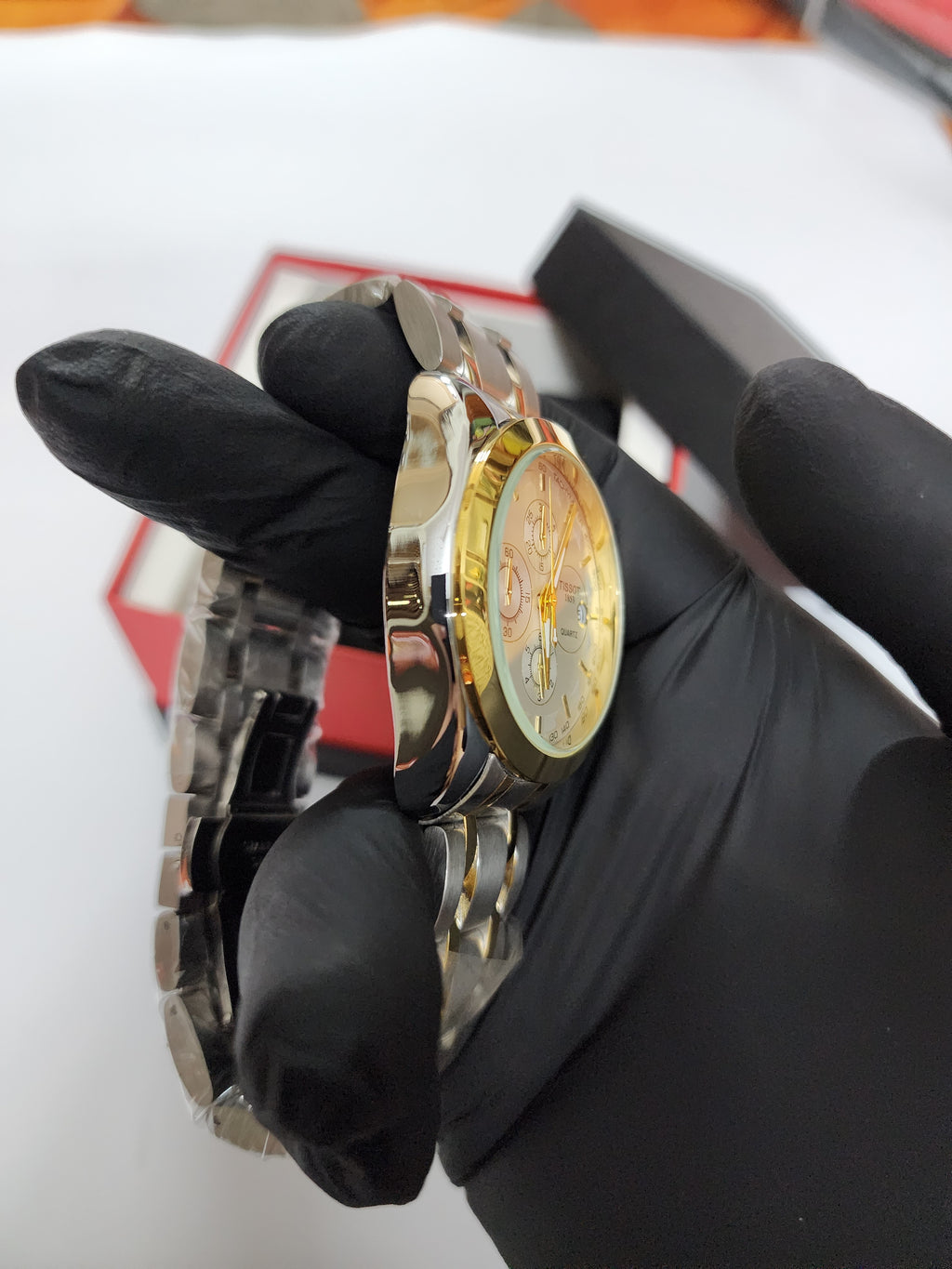 Tissot Chronograph - Two Tone - Golden Silver