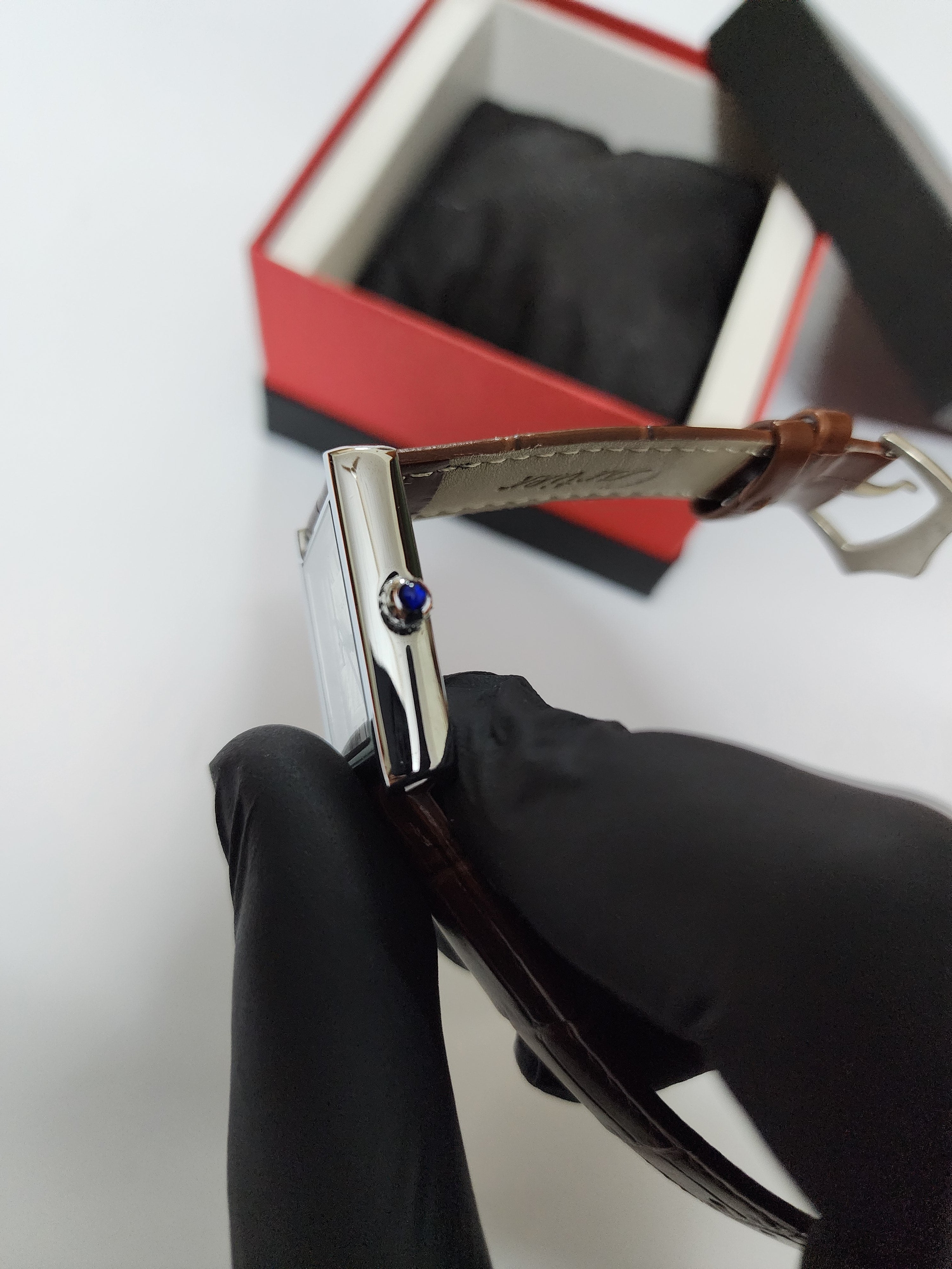 Cartier Tank Old Money - Brown Belt