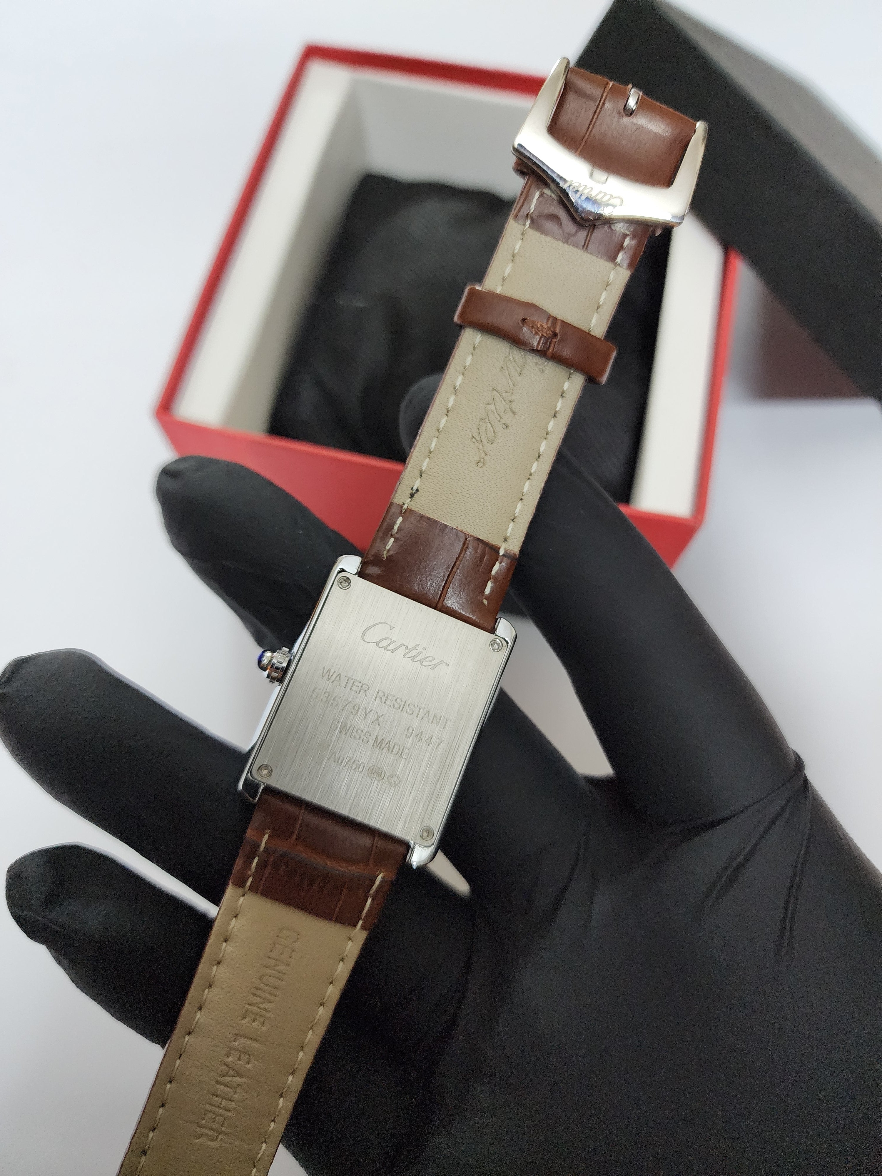 Cartier Tank Old Money - Brown Belt