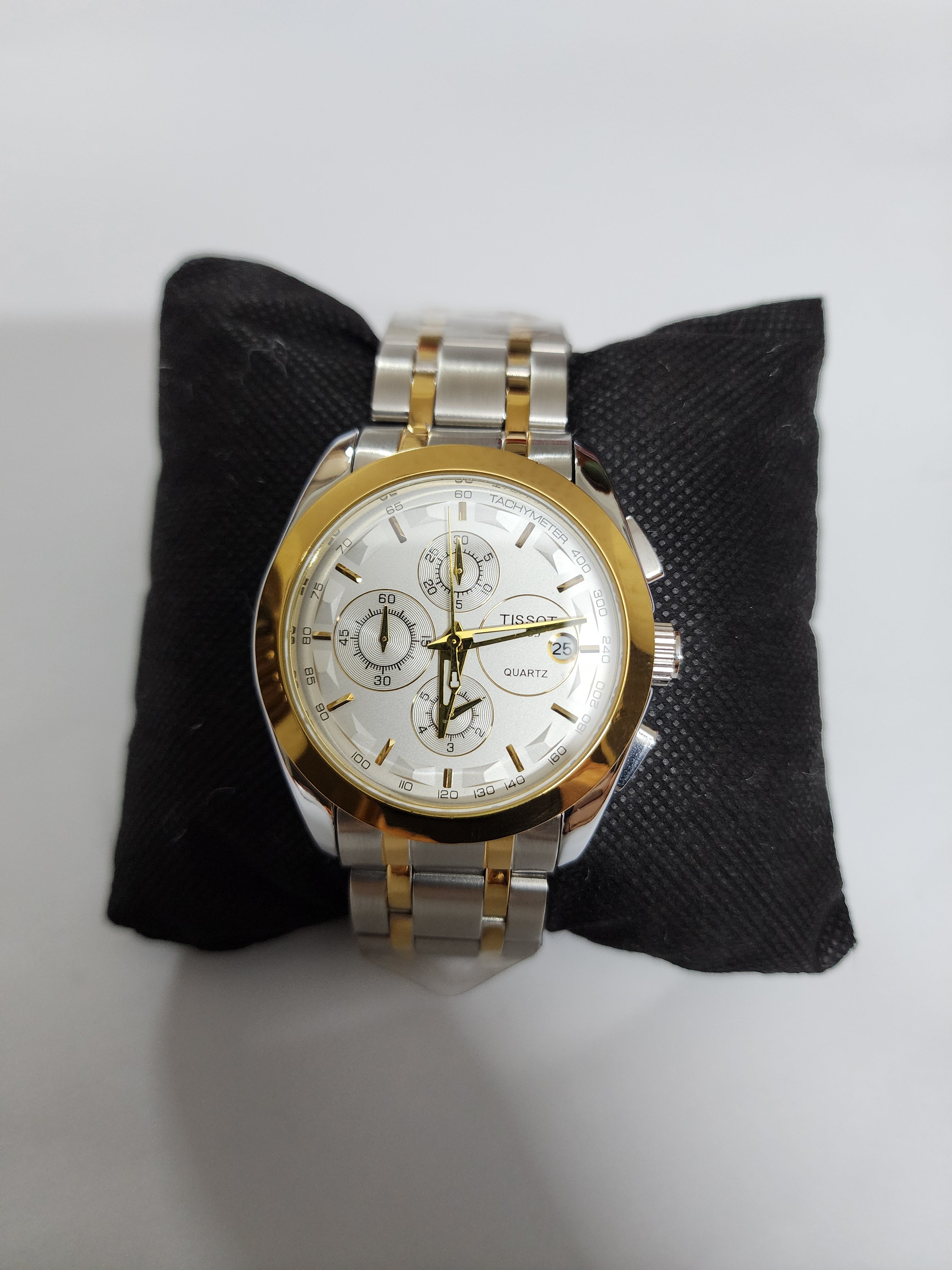 Tissot Chronograph - Two Tone - Golden Silver