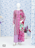 Al Ravaan - Moonlight by Gul Jee Printed Lawn  - Design 2