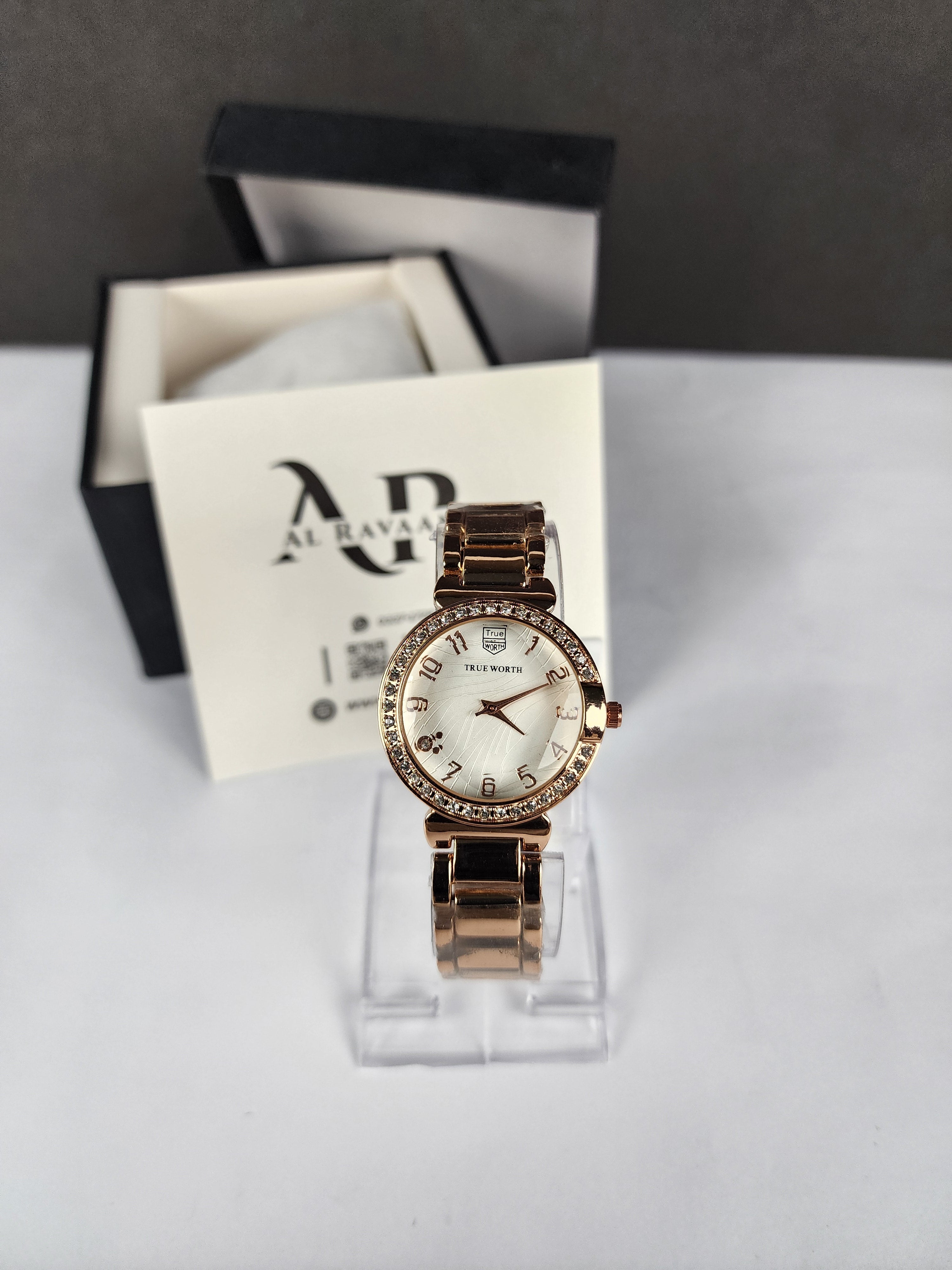 True Worth Model 03 - Stone Bezel - Rose Gold