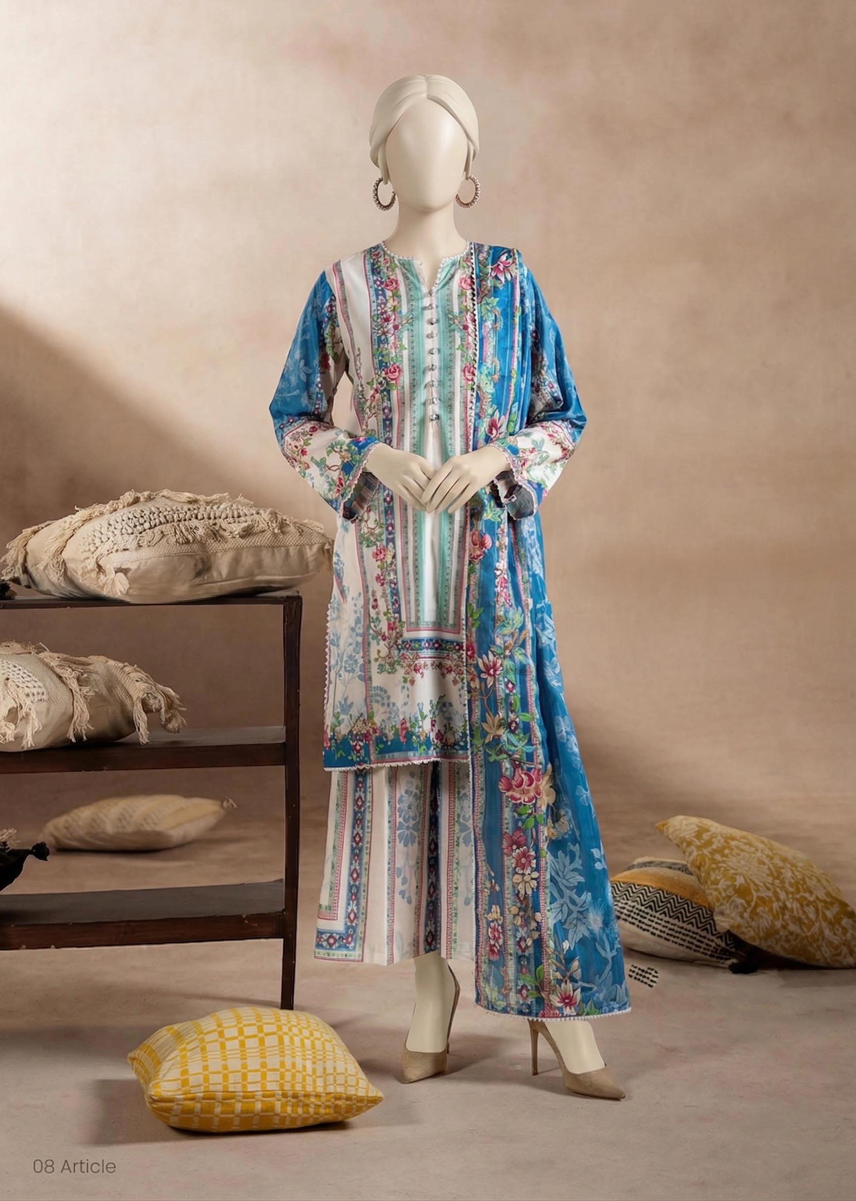Al Ravaan - Rushma By Gul Jee Printed Lawn - A8