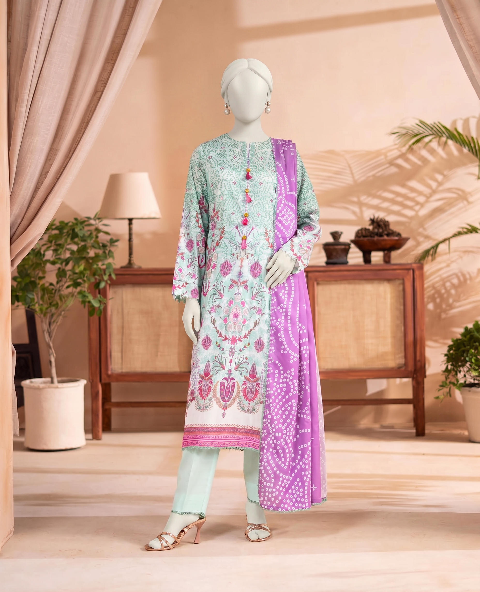 Al Ravaan - Nargis By Gul Jee Printed Lawn - A06