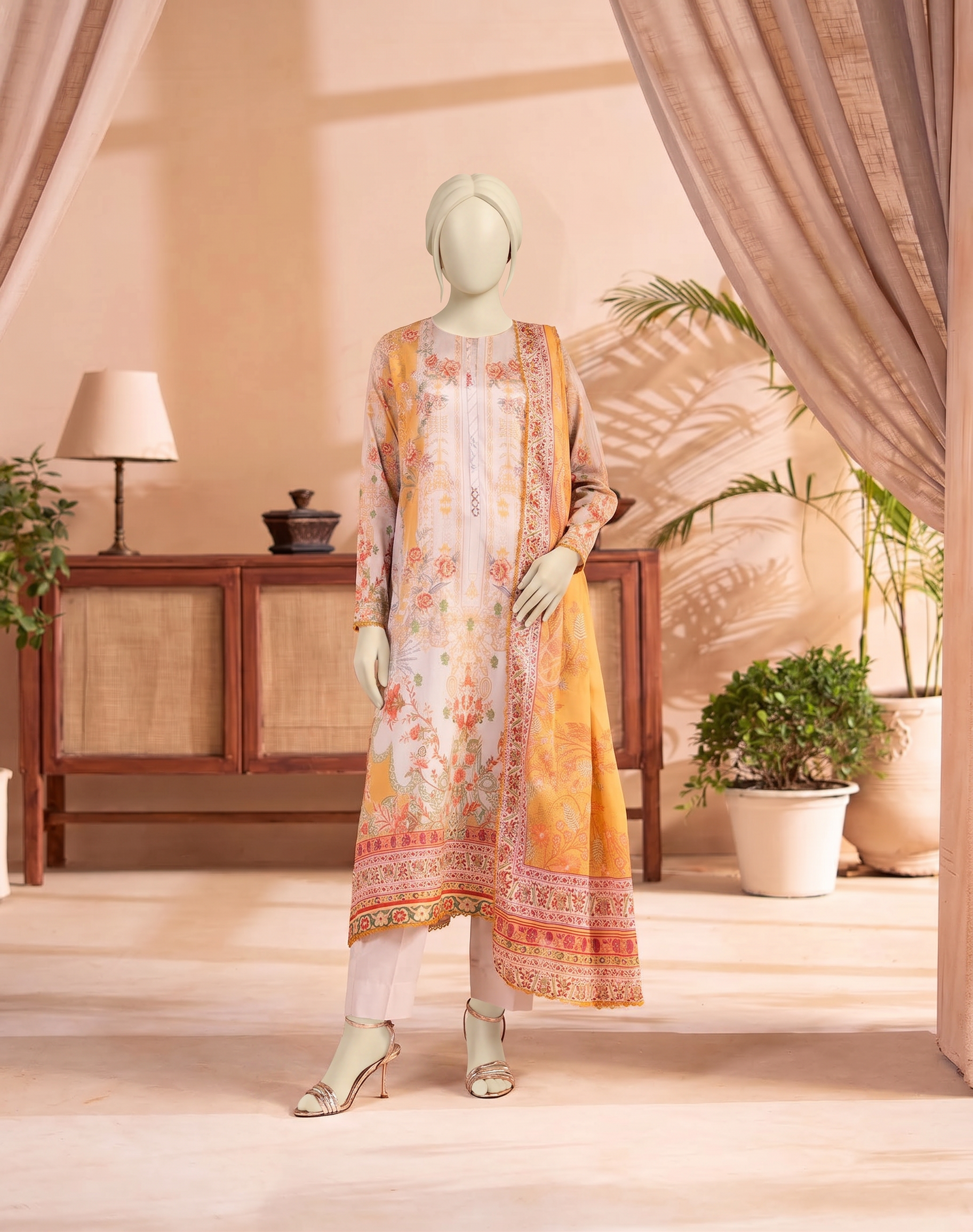 Al Ravaan - Nargis By Gul Jee Printed Lawn - A05