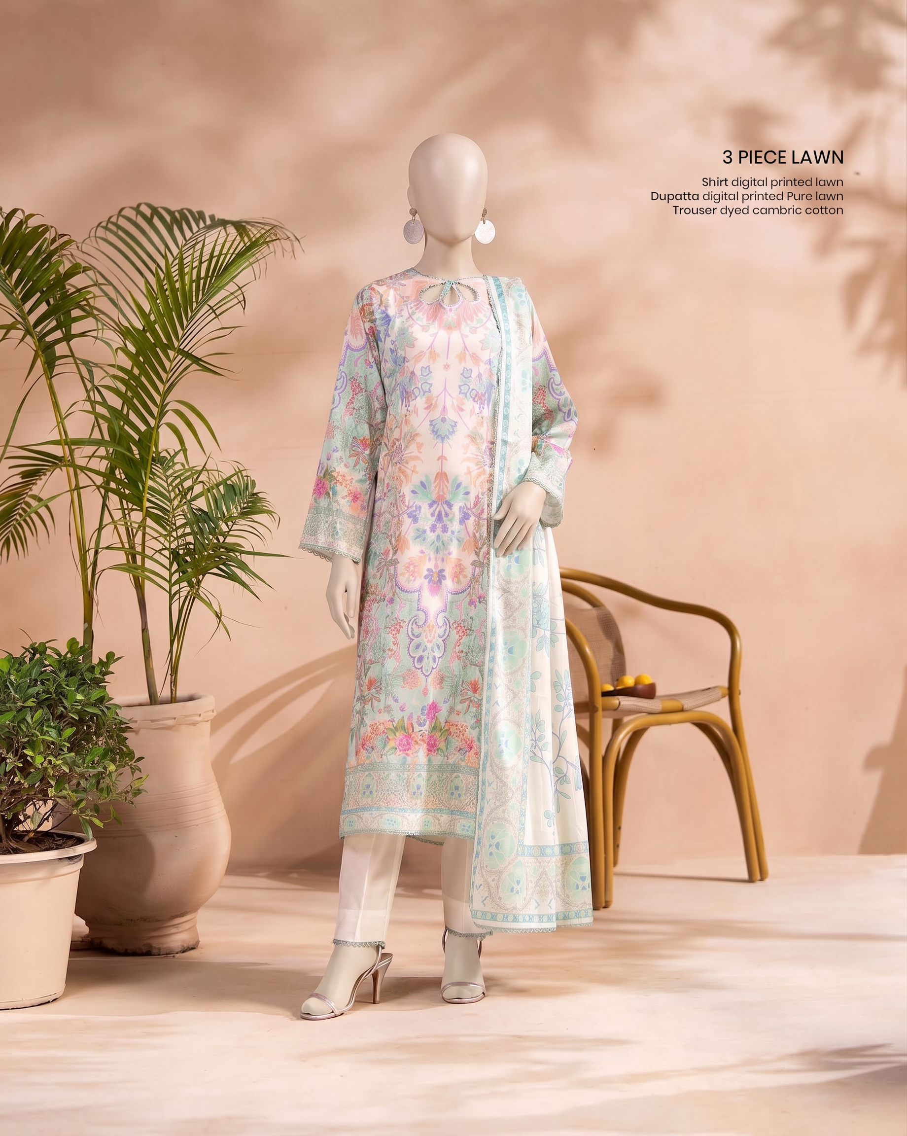 Al Ravaan - Nargis By Gul Jee Printed Lawn - A04
