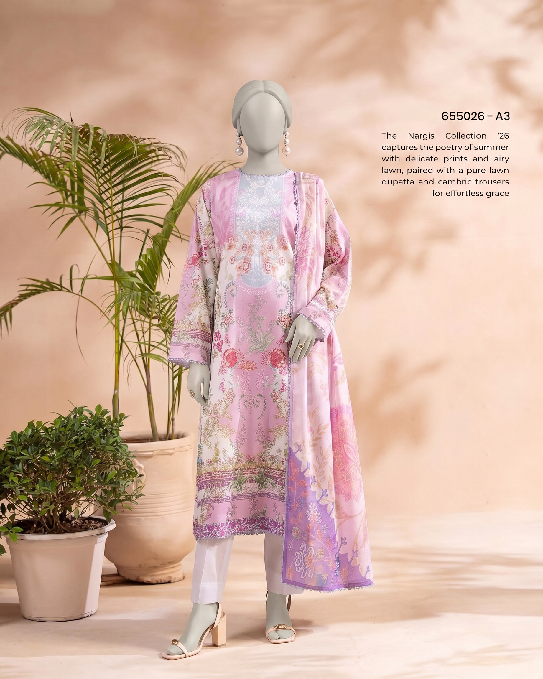 Al Ravaan - Nargis By Gul Jee Printed Lawn - A03