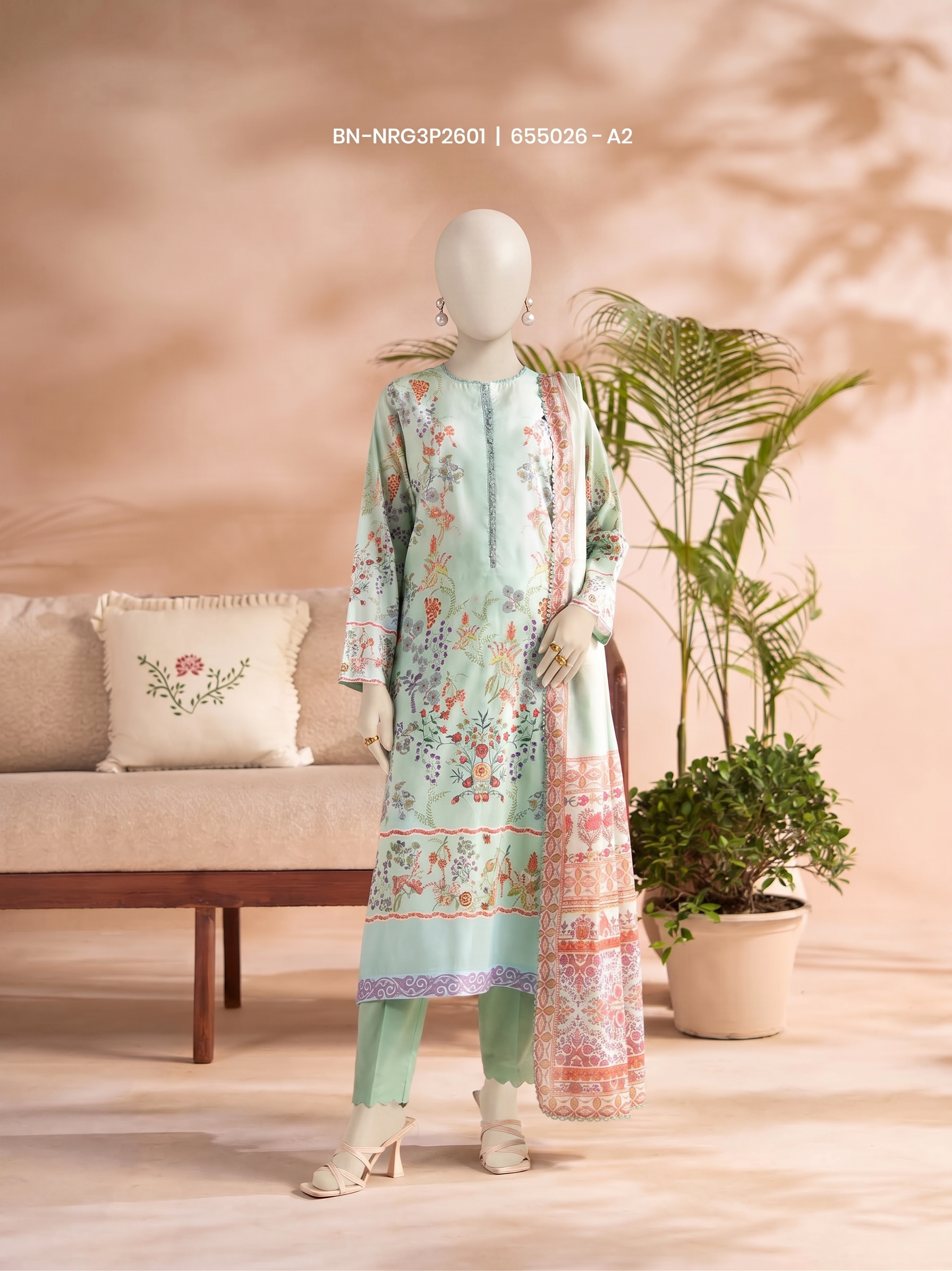 Al Ravaan - Nargis By Gul Jee Printed Lawn - A02