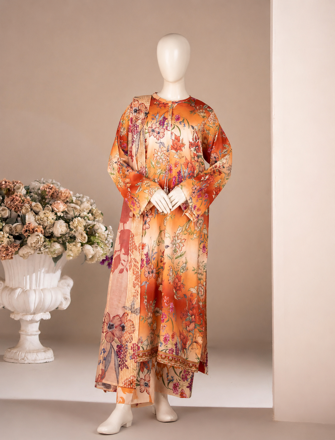 Al Ravaan - Popinn By Gul Jee Printed Lawn - A09