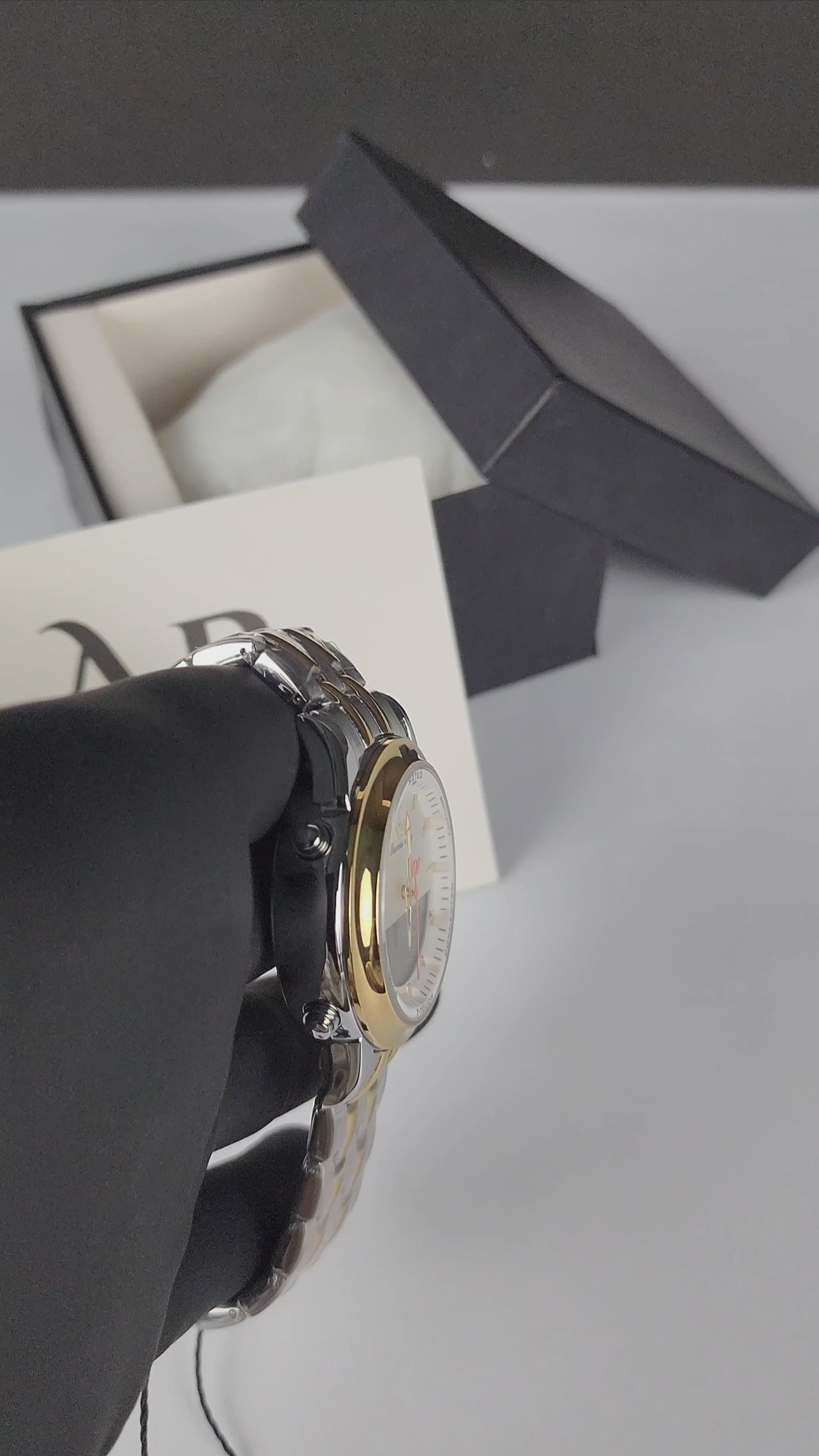 Successway Dual Time L233 - Two Tone - Silver Dial