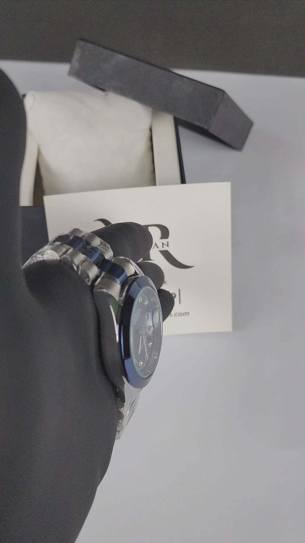 Rolex Luxury Watch Two Tone - Stone - Blue Dial