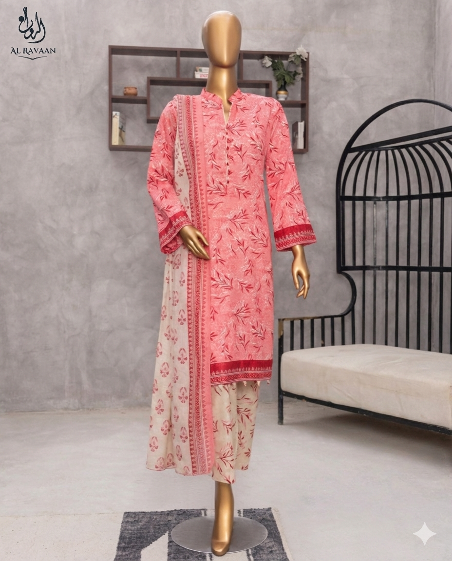 Al Ravaan - Camric Lawn by Safina  - Design 1