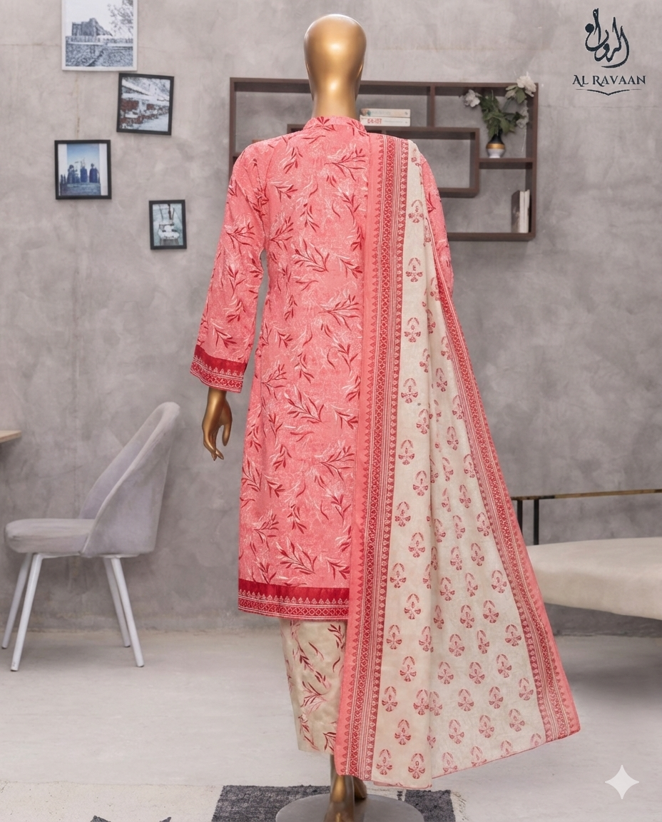 Al Ravaan - Camric Lawn by Safina  - Design 1