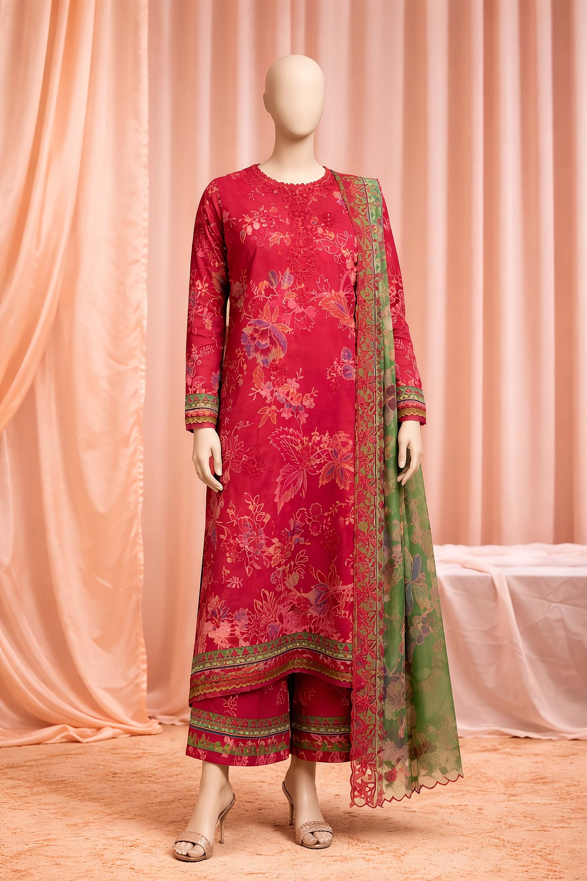 Al Ravaan - Mishaal By Gul Jee Embroidered Lawn - A9