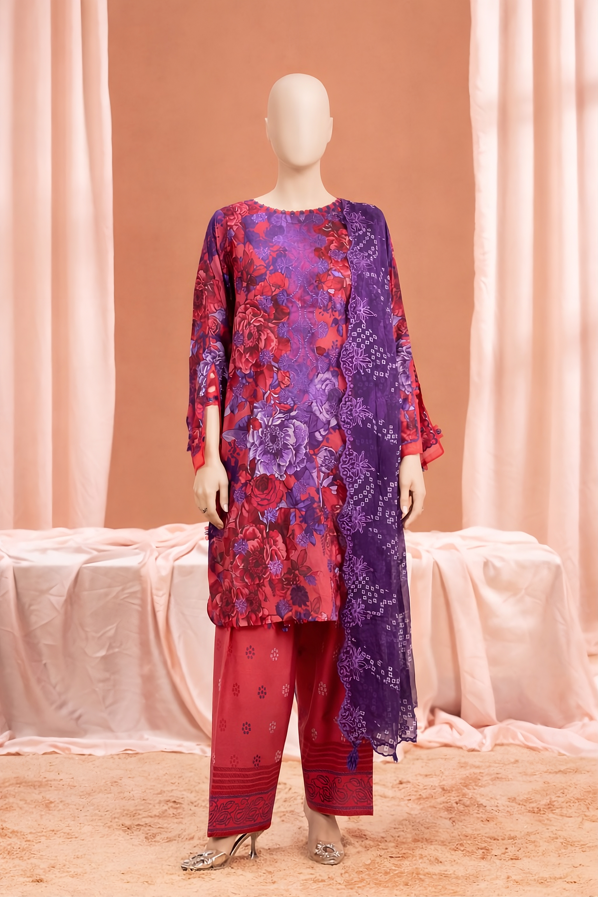 Al Ravaan - Mishaal By Gul Jee Embroidered Lawn - A4