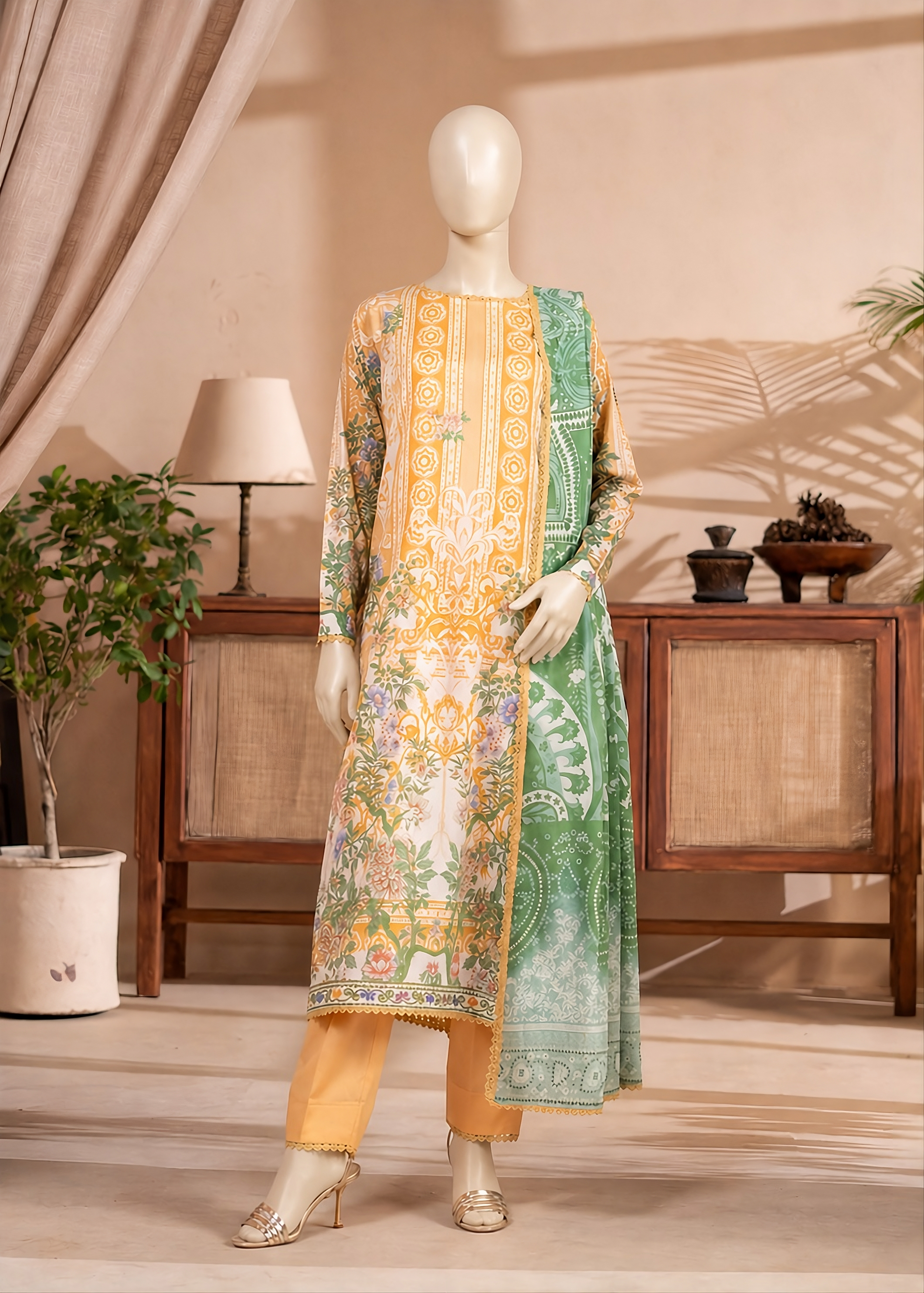Al Ravaan - Nargis By Gul Jee Printed Lawn - A09